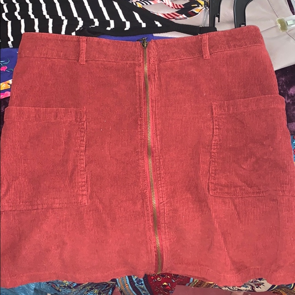 Orange skirt